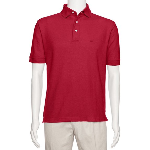 AKA Men's Classic-Fit Pique Polo Shirt Red 3X