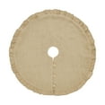 thumbnail image 2 of Greetings Jute Burlap Tan Tree Skirt 36, 2 of 4