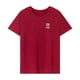 thumbnail image 1 of Camiseta para mujer de verano ligera de recuerdo con cuello redondo para ir de compras femenina Rojo, 1 of 7