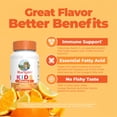 thumbnail image 6 of (2 pack) MaryRuth's Kids Omega-3 Gummies, Natural Immune Health Supplement with Vitamin C and Flaxseed Oil, 60 Count, 6 of 11