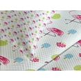 thumbnail image 4 of Ambesonne Flamingo Quilted Bedspread Set 3 Pcs, Summer Ice Cream Berry, Queen Size, Multicolor, 4 of 5