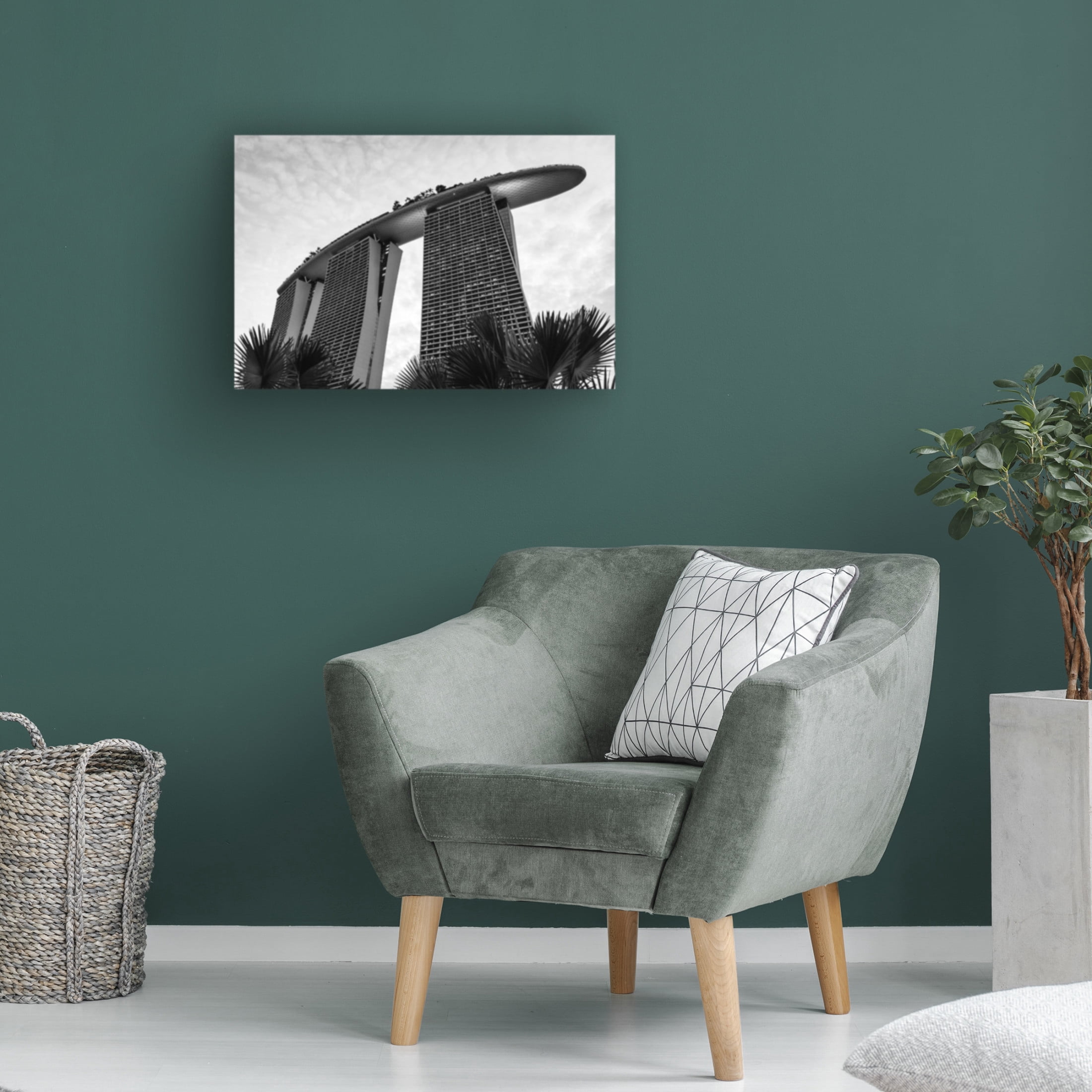Trademark Fine Art Noam Haimovich The Marina Bay Canvas Wall Art