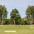 EastPoint Sports 2in1 Premium Volleyball and Badminton Net Set