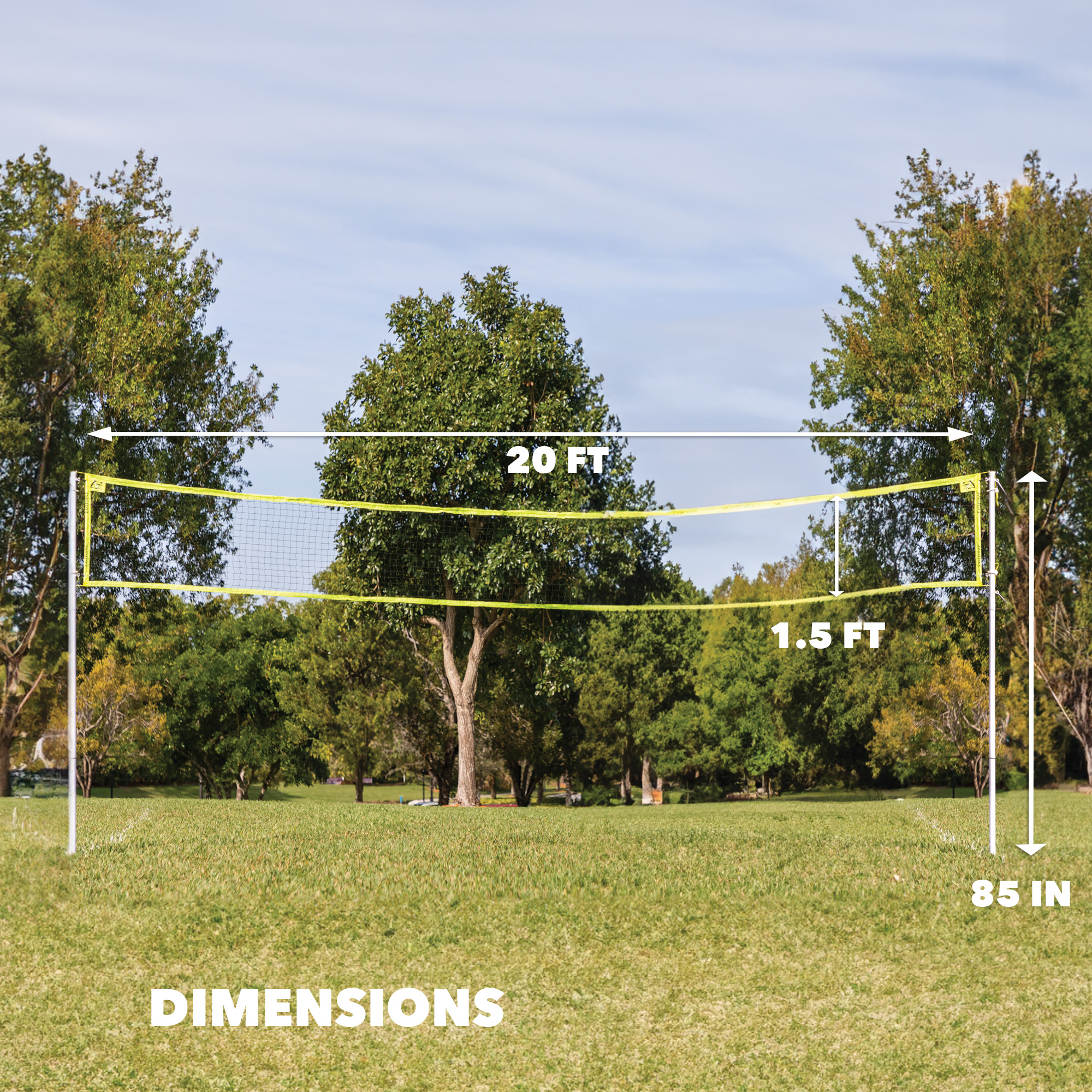 EastPoint Sports 2-in-1 Volleyball and Badminton Net Set photo 4