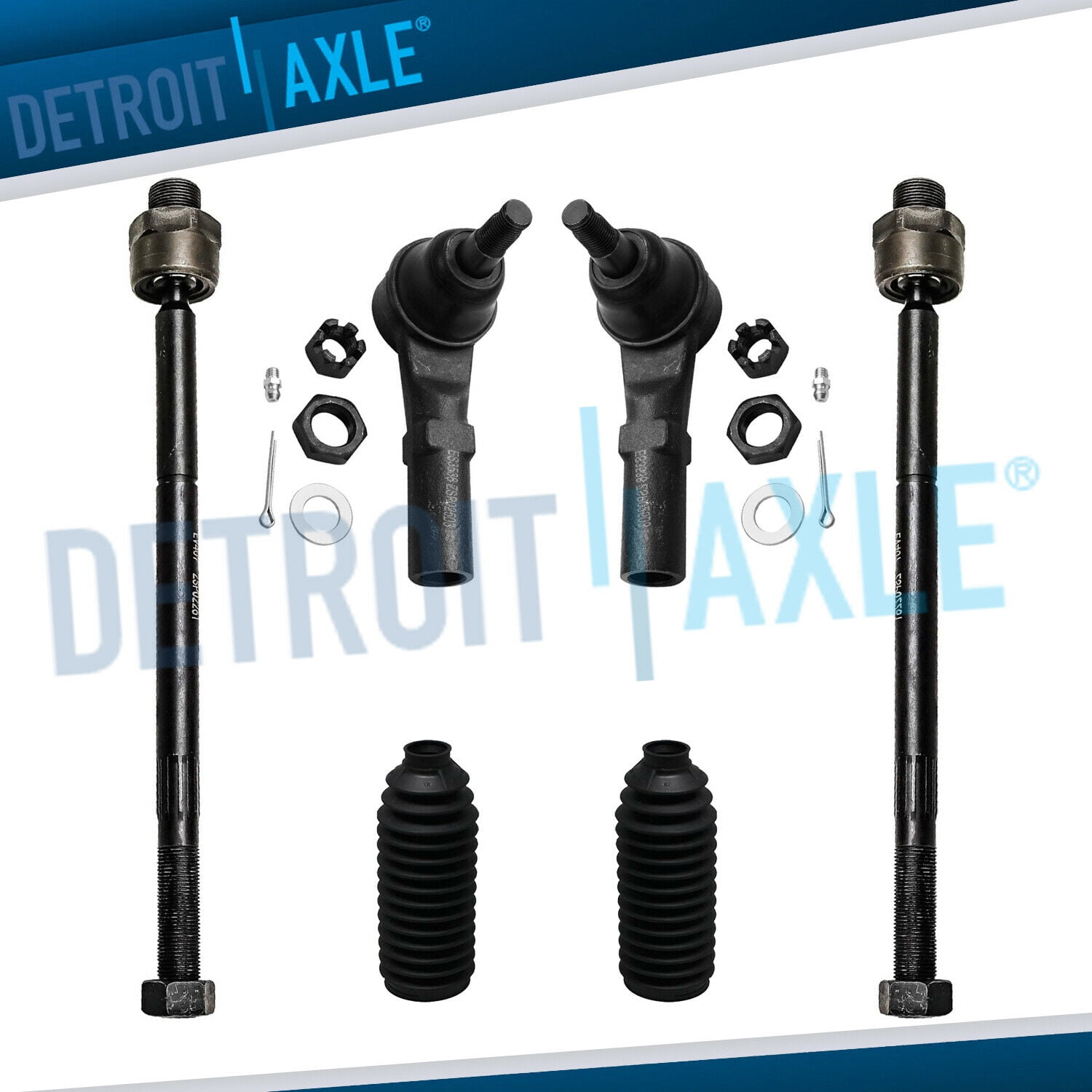 Rack and Pinion Boots for 2008 Ford Focus Brand New 6pc Steering Tie Rods End Rack and Pinion Boots for 2008 Ford Focus Brand New 6pc Steering Tie Rods End