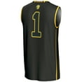 thumbnail image 3 of Unisex GameDay Greats #1 Black NDSU Bison Lightweight Basketball Jersey, 3 of 4