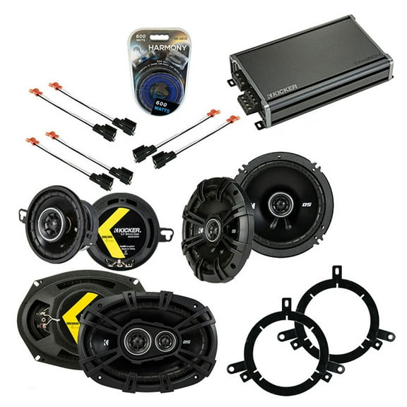 Fits Chrysler 300M 1999-2004 Factory Speaker Upgrade Kicker DS & CXA360.4 Amp
