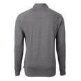 thumbnail image 3 of Men's Cutter & Buck Heather Black Baltimore Orioles Big & Tall Adapt Eco Raglan Quarter-Zip Jacket, 3 of 3
