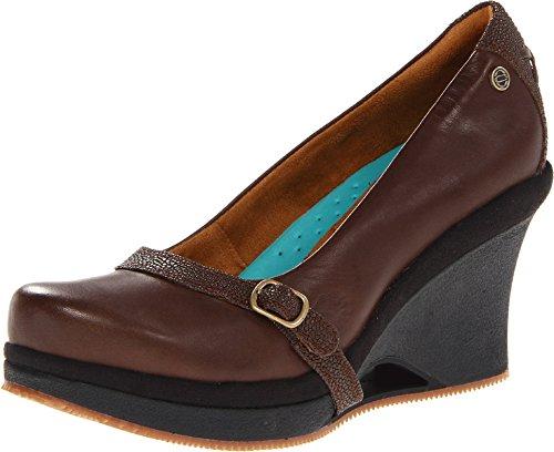 Fresco Platform Wedge Buckle Shoe Heels 