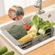 thumbnail image 5 of Secador de platos expandible, escurridor de platos expandible. Ampliable sobre el fregadero con L ajustable Rojo Verde Cocina, Decoración y Otros, 5 of 5