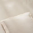thumbnail image 6 of Superior Egyptian Cotton 400 Thread Count Duvet Cover Set, Full/Queen, Ivory, 6 of 6