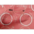 thumbnail image 5 of oneOone Cotton Poplin Dark Peach Orange Fabric Bicycle Quilting Supplies Print Sewing Fabric By The Yard 56 Inch Wide, 5 of 6