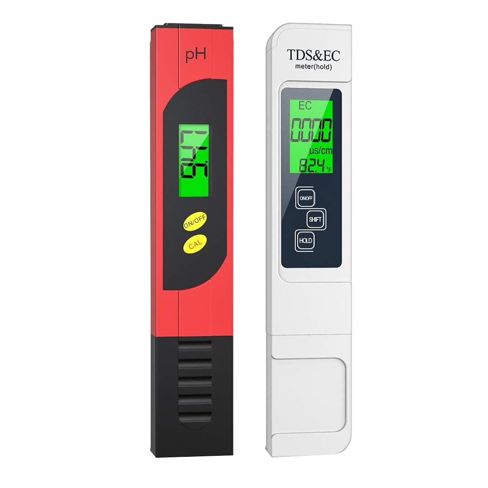 PH Meter 4 in 1 Pool Thermometer Water Tester, Digital PH Meter with