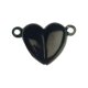 thumbnail image 1 of Rustproof Heart Magnetic Jewelry Clasp Easy Install Stainless Steel Charm Connector for Bracelet Chains and Pendants Steel color, 1 of 5