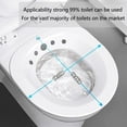 thumbnail image 3 of CHOK Bain Assis Pliable Sans Squat Bain Assis pour Toilette Hémorroïdes Soins Post-Partum pour Traiter Blessures Post-Partum Hémorroïdes Soins Périnéaux Récupération Épisiotomie Réutilisable Anal et Vaginal C, 3 of 9