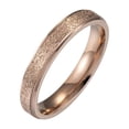 thumbnail image 1 of Qarigey Anillo personalizado superficie mate anillos decoración pareja joyería vestido accesorio para boda fiesta trabajo diario Ropa, zapatos y accesorios Miscelánea Oro rosa 4MM, 1 of 6