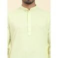thumbnail image 6 of SKAVIJ Men's Cotton Henley Shirt Long Sleeve Casual T Shirts Lemon, S, 6 of 6