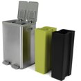 thumbnail image 4 of Simpli-Magic 60L Dual Compartment Trash Can Soft-Close Lid Step Garbage Can, 20" x 20", 4 of 5
