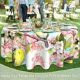 thumbnail image 6 of 60 Inch Round Tablecloth,Vintage Floral Birds Table Cloth Waterproof Stain and Wrinkle Resistant Circle Table Cover for Kitchen Dining Picnic Camping Indoor Outdoor Decor, 6 of 6