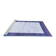 thumbnail image 2 of Ahgly Company Machine Washable Indoor Rectangle Abstract Blue Contemporary Area Rugs, 6' x 9', 2 of 4