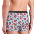 thumbnail image 3 of Uemuo Strawberries Pattern Men's Boxer Briefs,Trunk Anti-Chafing,Comfortable, Durable, and Stylish Underwear-Large, 3 of 9