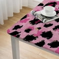 thumbnail image 5 of WYYP Leopard Print Square Tablecloth with Elastic Edge 100% Polyester Fiber 40*40, 5 of 8