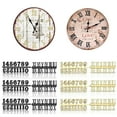 thumbnail image 2 of Clock Replacement Accessories Kits Gold Silver Black Arabic or Roman Metal Numerals Set for Wall Clock Watch Repairing, 2 of 8