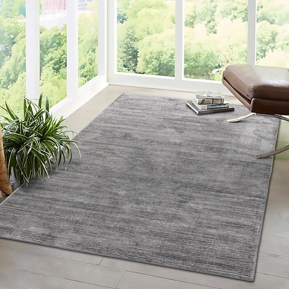 Unique Loom Finsbury Collection Area Rug - Kate (9' x 12' Rectangle Gray/Ivory)