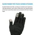 thumbnail image 4 of Guantes de pegatinas para pantalla táctil de ultra alta sensibilidad, fibra de plata flexible, pegatinas ultra delgadas para guantes, paquete de 15, 4 of 6