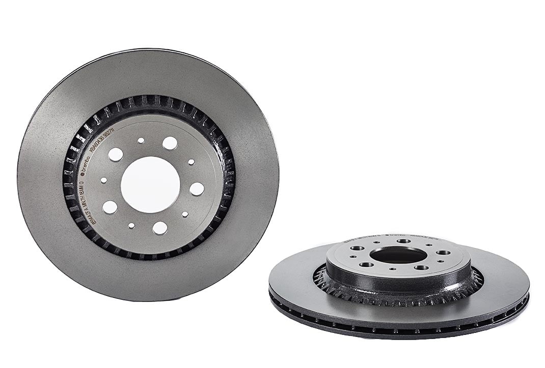 Brembo Rear Left or Right Disc Brake Rotor 308mm Coated For Volvo XC90