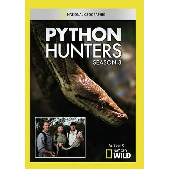 Python Hunters Season 3 - (2 Discs) (DVD), National Geographic, Documentary