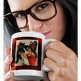 thumbnail image 2 of 3dRose, Vintage Halloween Little Girl Holding Black Cat, 15oz Mug, 2 of 7