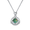 blue-green, variant on 1CT D Color VVS1 Moissanite Pendant Necklace for Women, Heart & Crown Pink/Blue/Yellow Diamond Necklaces, Jewelry Gifts for Wife Mom with Certificate