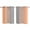 Coral Pink Grey, variant on Beige Gray Ombre Kitchen Curtains 72 Inch Length, Modern Gradient Abstract Art Grommet Top Bedroom Living Room Curtains, Light Filtering Cafe Curtain Drapes 2 Panels Set 104''x72''