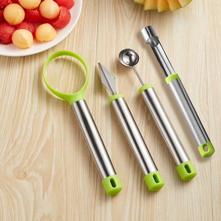 4Pcs/Set Fruit Carving Tools Portable Anti-rust Stainless Steel