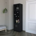 thumbnail image 3 of Newboti Furniture Black Bar Cabinet with Wine Storage 22620, 3 of 6