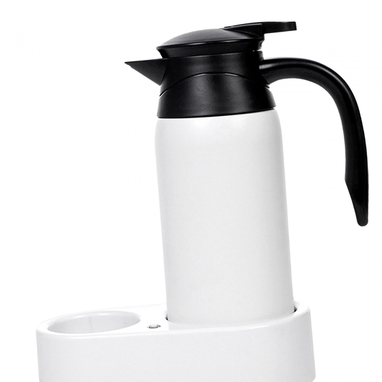 Wzmzjy 12V 24V 800ml Car Kettle Electric Kettle Stainless Steel Multi-Purpose Portable White Kettle