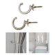 thumbnail image 2 of 2Pcs Curtain Tieback Hooks Heavy Duty Metal Ball End Tie Back Hooks Curtain Hold Back Hooks silver, 2 of 5