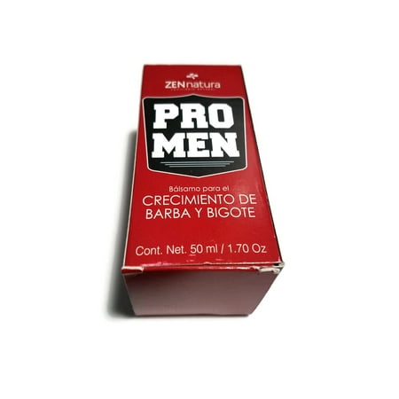 Pro Men Oil for the Growth of Beard and Mustache, Aceite para crecimiento de Barba y Bigote 1.7