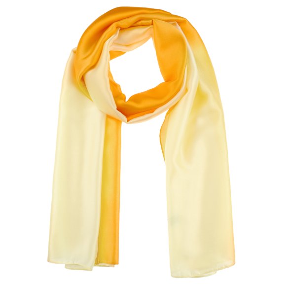 INSPIRAR CHIC Bufandas de satén de color degradado para mujeres, pañuelo ligero y suave, hijab, envoltura, chal de 70.9"x35.4" Degradado-13