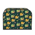 thumbnail image 2 of Daiia Snails And Butterfies Pattern 4 slice Toaster Cover, Toaster Appliance Dust-proof Cover For Kitchen Small Appliance Dust Cover and Fingerprint Protection, 2 of 7