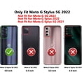thumbnail image 2 of for Moto G Stylus 5G 2022 Case,with HD Screen Protector,Gradient Quicksand Glitter Liquid Floating Waterfall Durable Girls Cute Phone Case for Motorola G Stylus 5G 2022 (Teal/Purple), 2 of 8