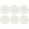 thumbnail image 2 of Dream Lifestyle 6pcs Doilies, Crochet Cotton Lace Table Placemats Doilies, Handmade Round Crochet Doilies Hook Flower Hollow Decorative Cushion Plate Pad Insulation Dining Table Mats 8inch, 2 of 7
