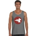 thumbnail image 1 of LA Pop Art Men's Word Art Tank Top - Types of Martial Arts, 1 of 2