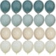 thumbnail image 2 of Juego de globos Retro de 10 pulgadas, 15/20 piezas, serie azul Vintage, globos para boda, decoración de fiesta de feliz cumpleaños, suministros de regalos DIY, 2 of 3