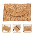 thumbnail image 2 of KAKOWELY Woven Clutch Bag Made of Durable Plastic in Assorted Colors for Storage and Daily Use Lightweight and Practical Large Capacity,10.83"X7.09"X0.79", 2 of 4