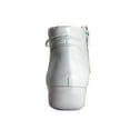 thumbnail image 4 of PEERAGE Rhonda Women's Wide Width Leather Utility Booties WHITE 12, 4 of 6