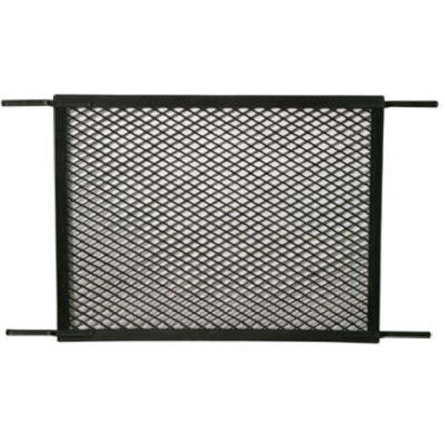 PL 15518 Plastic Molded Swinging Screen & Storm Door Grill, Black