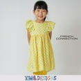 thumbnail image 3 of French Connection Girls Floral Smocked Square Neck Sundress with Lace Trim for Kids (Sizes 4-16), 3 of 9