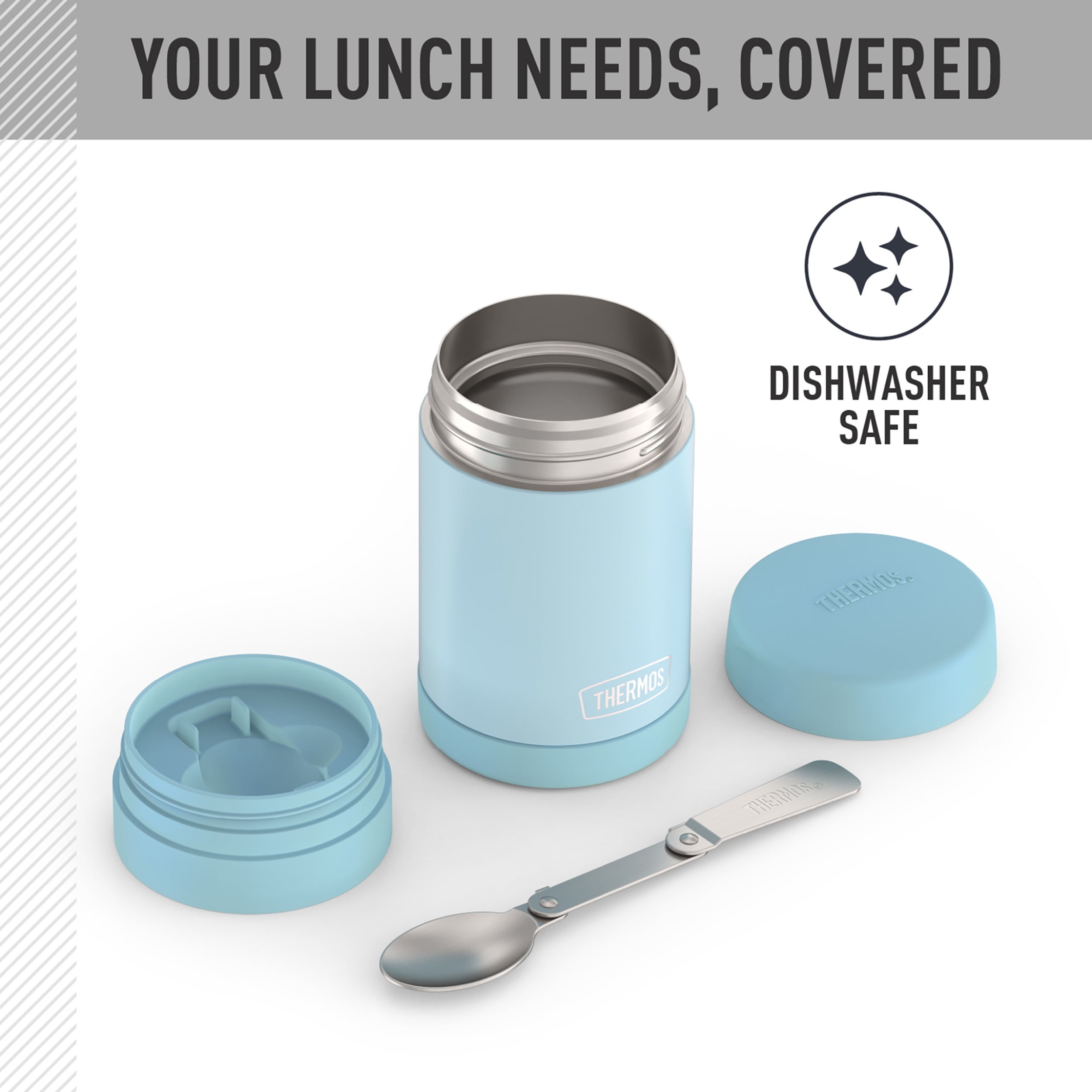 Thermos 16oz Insulated Food Jar with Folding Spoon